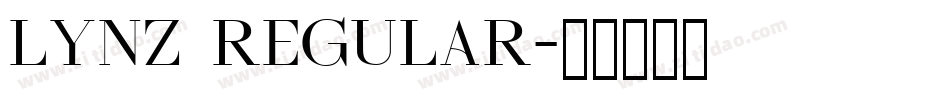 Lynz Regular字体转换